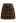 Flickering Plaid Mini Bud Skirt in Brown