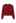 Stitch Rose Buttoned Crop Knit Cardigan in Red