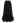 Ruffle Hem Double-Layered Mesh Maxi Skirt in Black