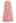 Ruffle Hem Double-Layered Mesh Maxi Skirt in Pink