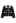 Contrast Horsebit Fastening Knit Cardigan in Black