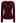 Pearl Decorated Ribbed Knit Top in Burgundy