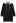 Detachable Hooded Collared Button Down Knit Coat in Black