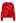 Heart Doodles Crew Neck Knit Sweater in Red