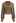 Halter Neck Two-Piece Crop Knit Top in Brown