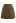 Retro Button Patch Pockets Mini Bud Skirt in Camel