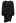 Ruched Side Ruffle Tulip Mini Dress in Black