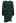 Ruched Side Ruffle Tulip Mini Dress in Dark Green