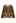 Faux Suede Spliced Sherpa Buttoned Coat in Brown