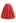 Affectionate Love Box Pleat Midi Skirt in Red