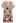 3D Floral Applique Sheer Mesh Cover-Up Dress in Apricot