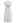 Collared Eyelet Embroidery Buttoned Midi Dress in White