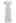 3D Floral Applique Mesh Tulle Mermaid Maxi Dress in White