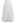Modern Iconic Flap Pleated A-Line Maxi Skirt in White