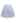 Floral Eyelet Embroidered Scalloped Mini Skirt in Light Blue