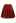 Garden Cutie Floret Embroidered Mini Skirt in Red