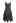 Lace Ruffle Panelled Asymmetric Cami Dress in Smoke