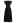 V-Neck Lace Panelled Sleeveless Maxi Dress in Black