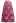 3D Floral Applique Mesh Tulle Maxi Skirt in Magenta