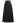 Lustrous Satin Flare Hem Maxi Skirt in Black
