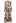 Blooming Rose Jacquard Ruffle Detail Shirred Maxi Dress in Cream