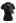 Organza Self-Tie Bowknot Short Sleeves Knit Top in Black