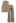 Golden Button Knit Vest and Pants Set in Camel