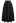 Paisley Eyelet Embroidery High-Waist Shirred Back Maxi Skirt in Black