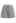 Hollow Out Tie-String Rolled Knit Shorts in Grey