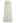 Hollow Out Rolled Hemline Drawstring Knit Maxi Skirt in Ivory