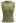 Mesh Inserted Mock Neck Ribbed Knit Tank Top in Green