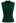 V-Neck Faux-Wrap Sleeveless Ribbed Knit Top in Dark Green