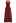 Bow-Tie Shirred Back Maxi Halter Dress in Red