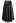Sleek Satin High Waist A-Line Maxi Skirt in Black