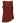 Knot Shoulder Longline Sleeveless Top in Red