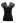 V-Neck Lacy Spliced Knit Top in Black