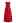 Button Decor Pintuck Eyelet Shirred Dress in Red