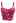 3D Floral Applique Rhinestone Bra Top in Magenta