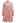 Embroidered Floral Belted Fishnet Midi Dress in Pink