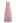 Pink Floral Sweetheart Neck Wide Straps Mesh Maxi Dress
