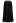 Airy Crinkle Belted Midi Skirt in Black