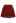 Eyelet Embroidered Flare Mini Skirt in Red