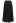 Glossy Finish Tiered Maxi Skirt in Black