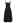 Floral Jacquard Lace-Up Back Corset Dress in Black