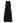 Whispering Cascade Ruffle Chiffon Maxi Dress in Black