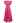 Flattering Lace Inserted Asymmetric Maxi Dress in Hot Pink