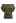 Off-Shoulder Batwing Sleeve Pleated Top in Olive