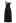 Contrast Color Twist Neckline Drop-Waist Dress