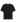 Fake Embroidered Pocket Crew Neck T-Shirt in Black