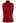 Self-Tie Bowknot Cowl Neck Ruched Top in Red
